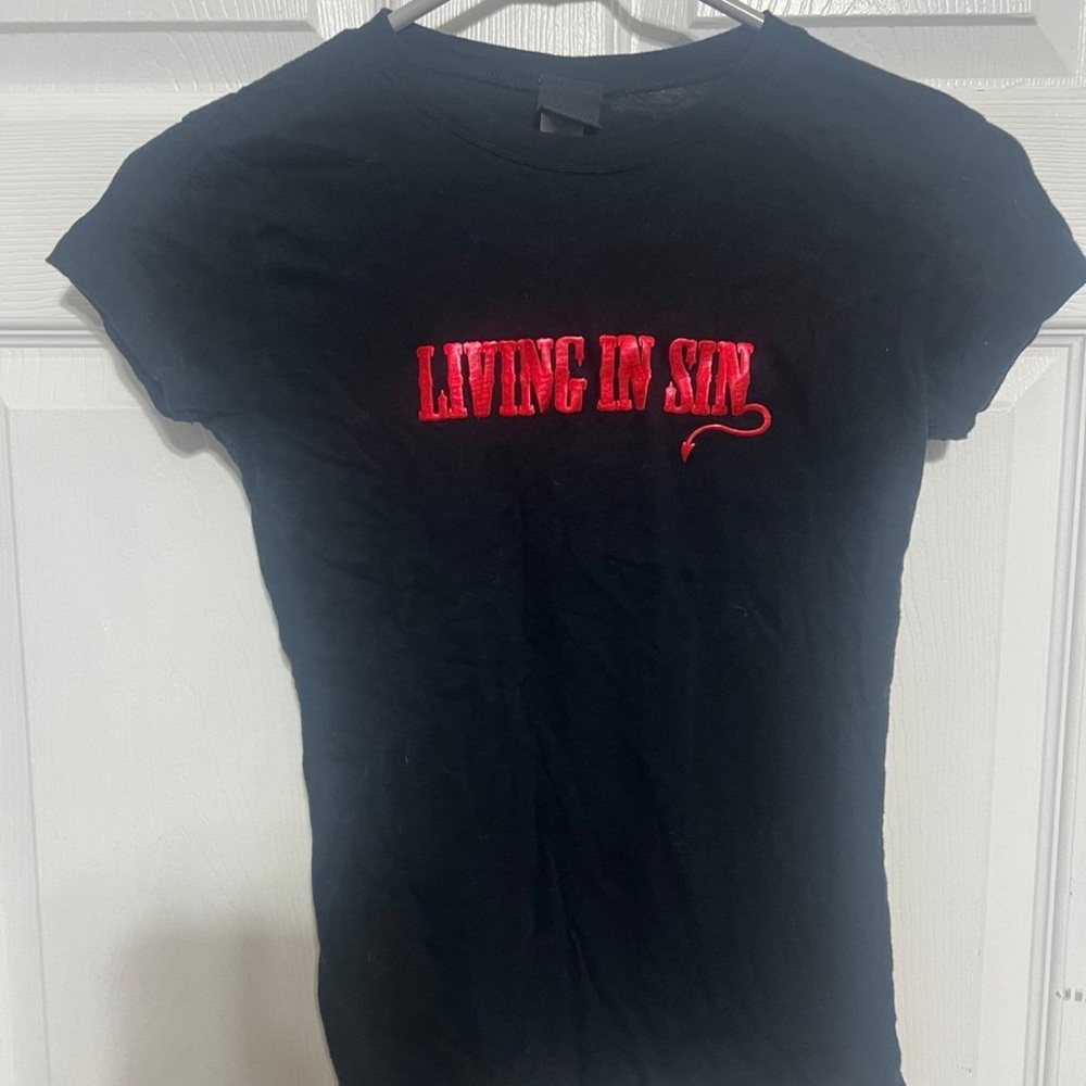 Living In Sin Juniors Shirt - No Fear